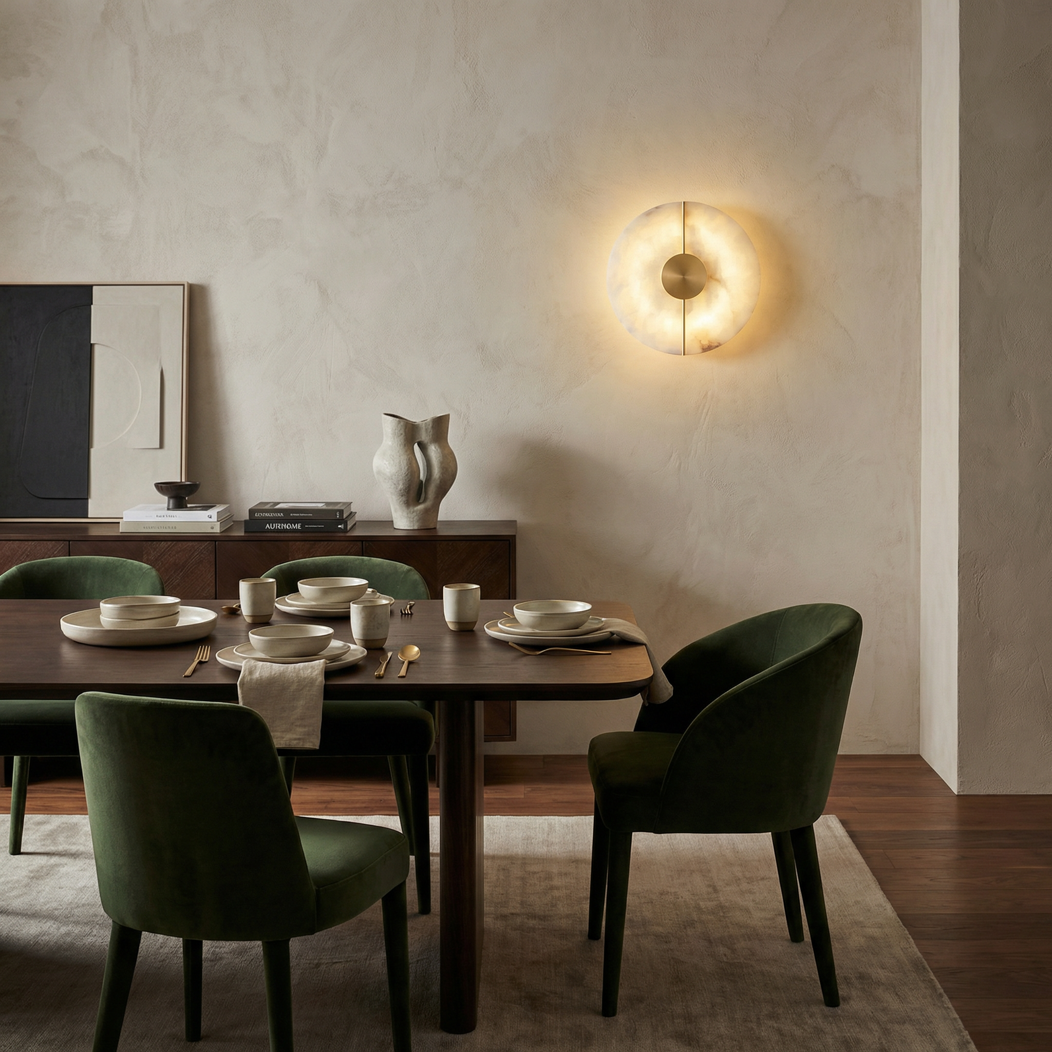 Alba Alabaster Wall Sconce