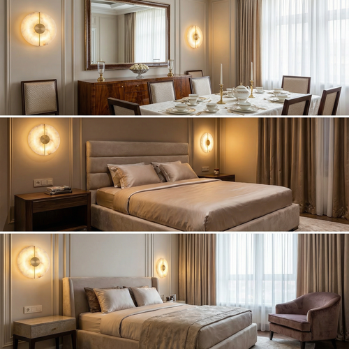 Alba Alabaster Wall Sconce