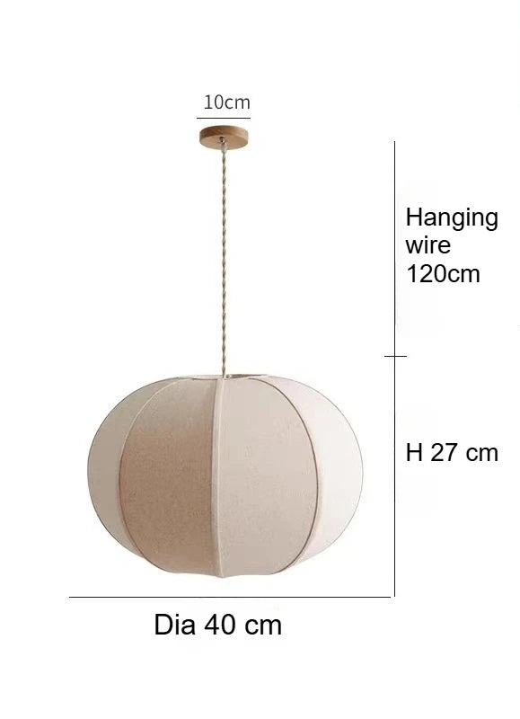 Lanterna Linen Pendant
