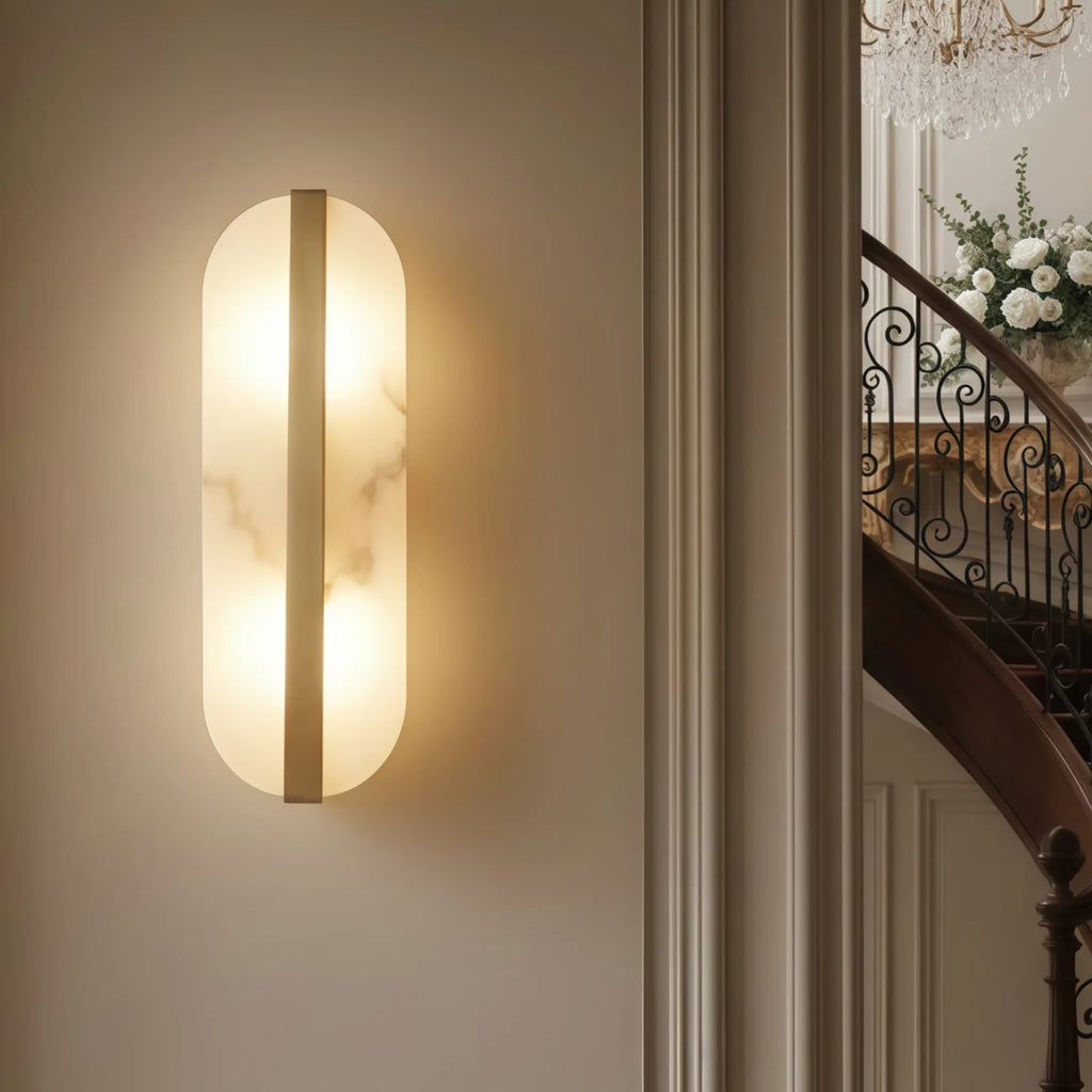 Luxe Natural Marble Sconce