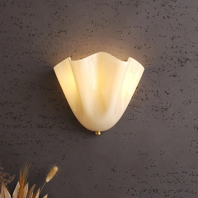 Coquille Glass Wall Sconce