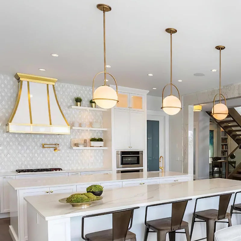 Opal Globe Ceiling Light