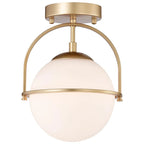Opal Globe Ceiling Light