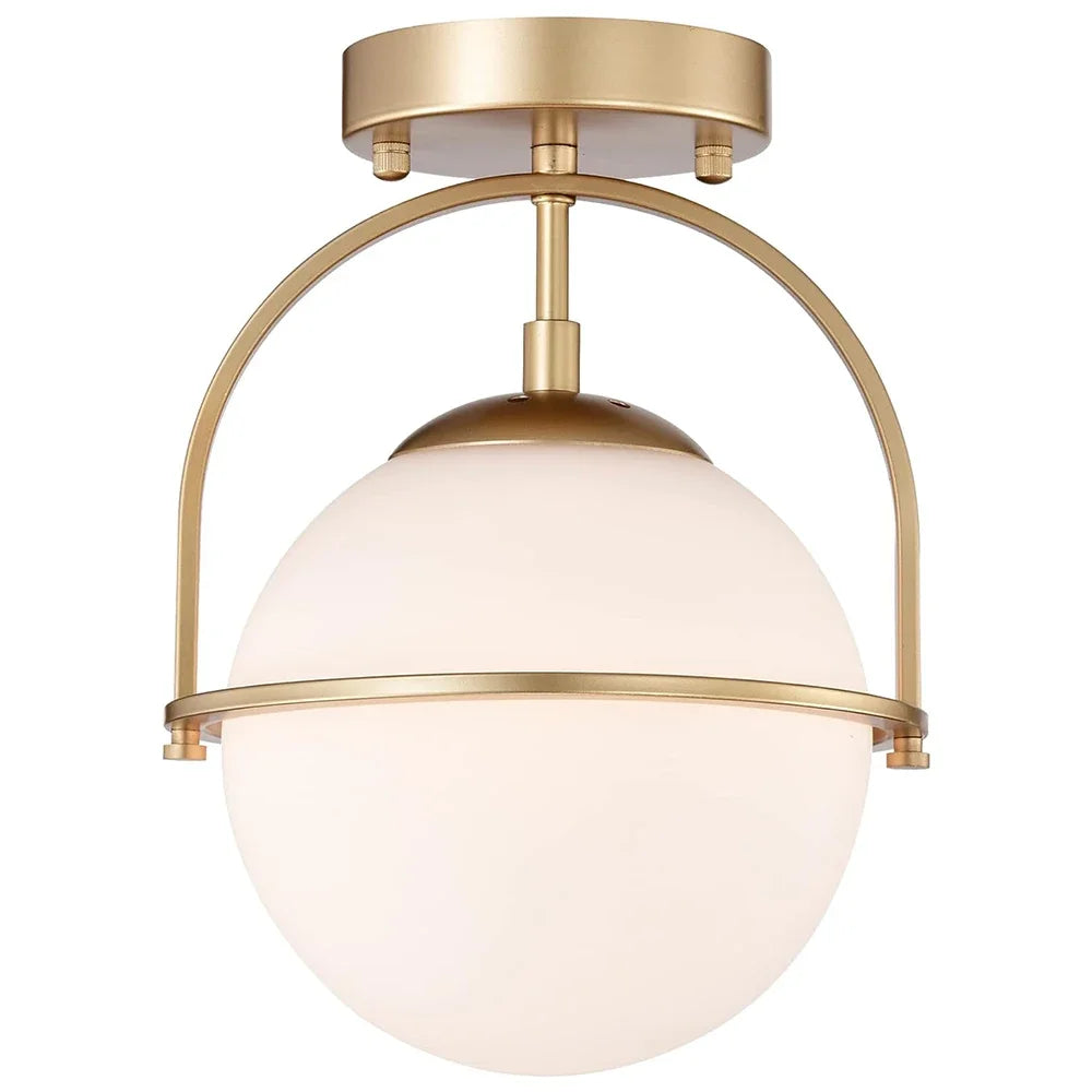 Opal Globe Ceiling Light