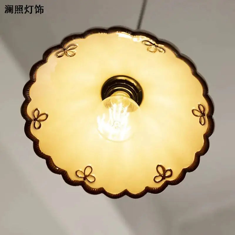 Provence Hand-Painted Pendant