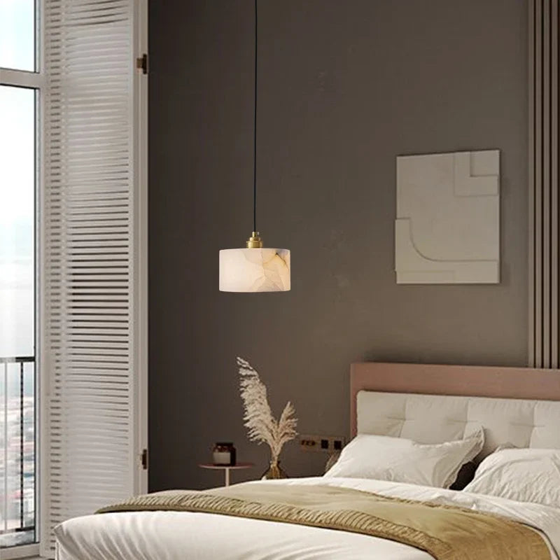 Milano Marble & Copper Pendant