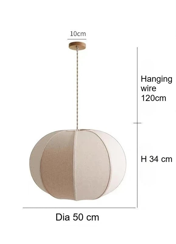 Lanterna Linen Pendant