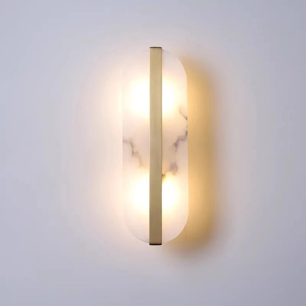 Luxe Natural Marble Sconce