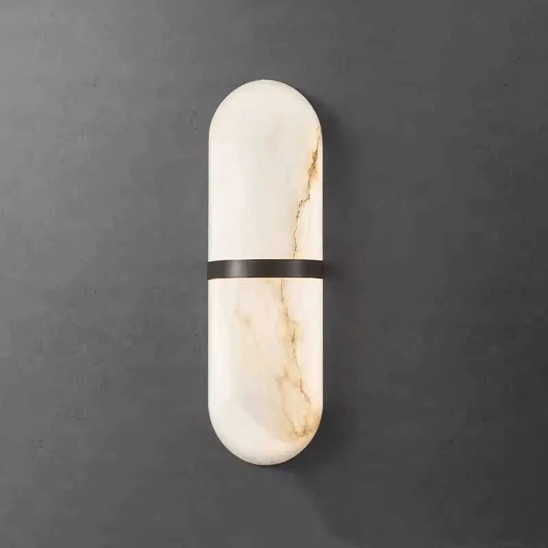 Ovale Marble & Copper Sconce