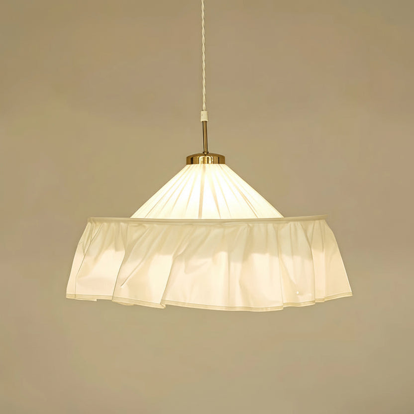 Heritage White Fabric Pendant