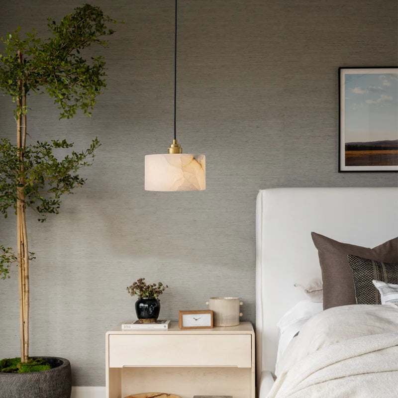 Milano Marble & Copper Pendant