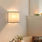 Crème Linen Wall Light