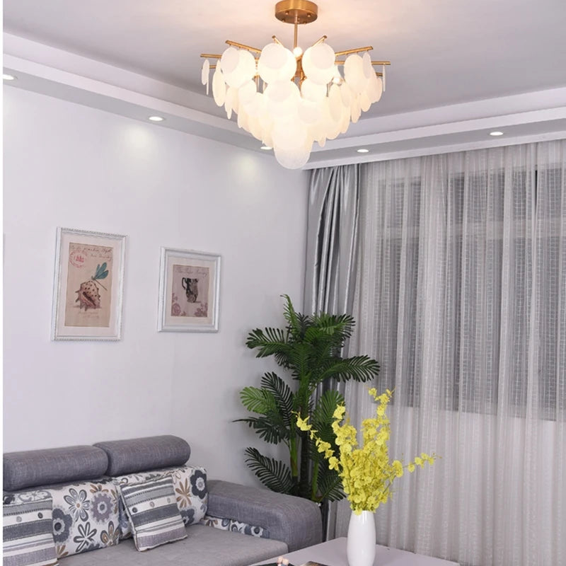 Luxe Glass Branch Chandelier