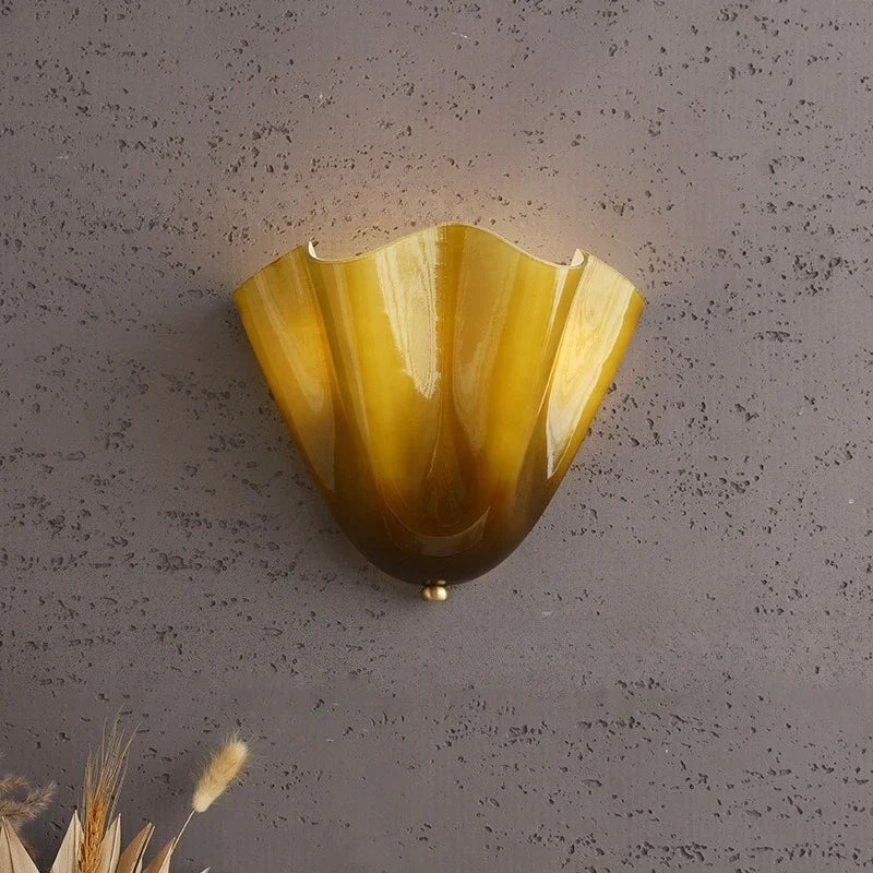 Coquille Glass Wall Sconce