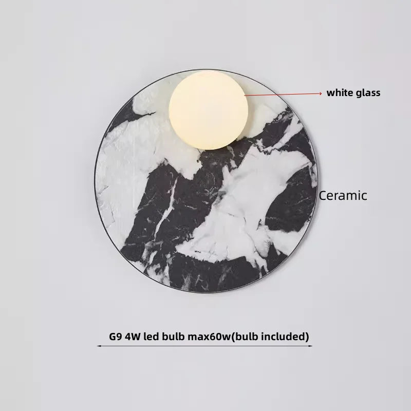 Sfera Marble Globe Sconce