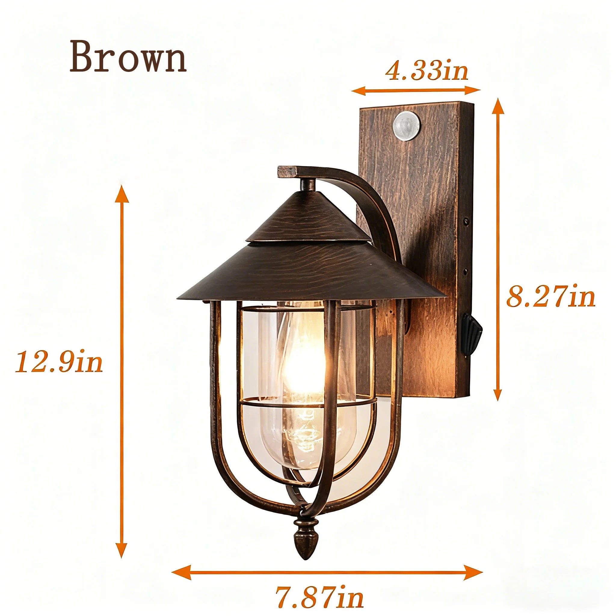 Sentinel Motion-Sensor Wall Light