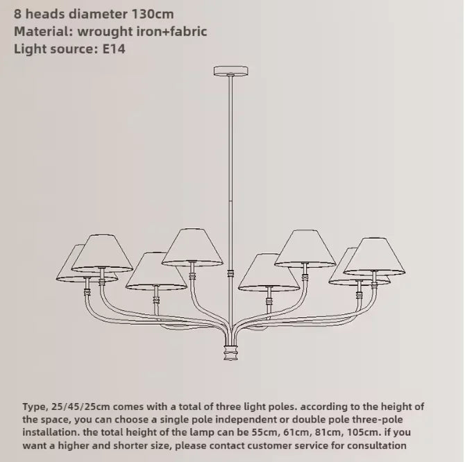 Branche Round Chandelier