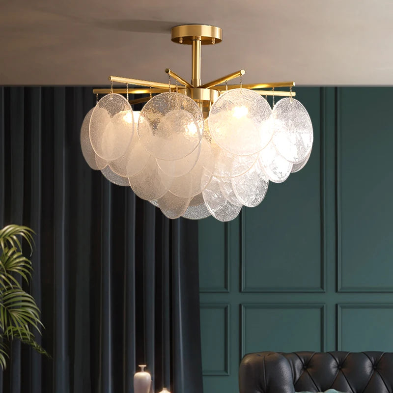 Luxe Glass Branch Chandelier