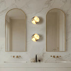 Orbe Marble Sphere Sconce