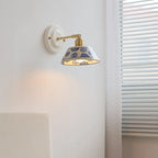 Fleur Ceramic & Brass Sconce