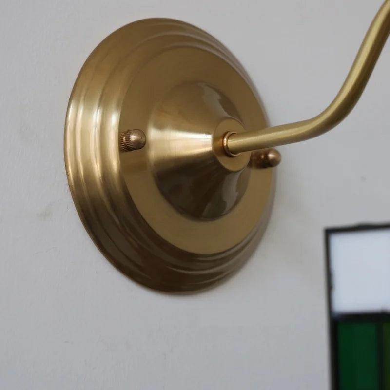 Azure Copper & Glass Sconce