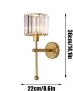 Crystal Wireless Wall Sconce