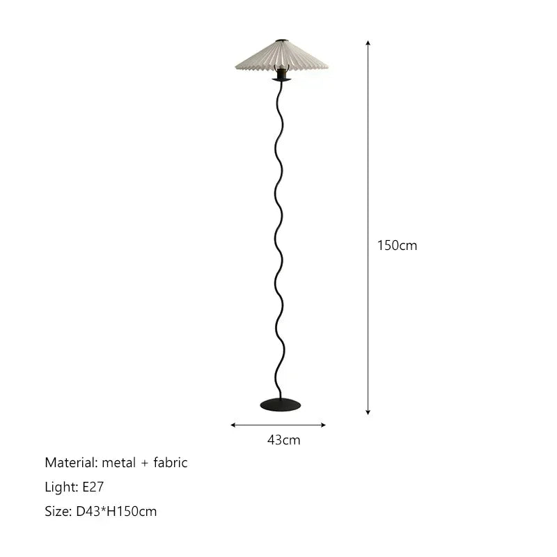 Nordic Pleated Floor Lamp