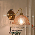 Azure Copper & Glass Sconce