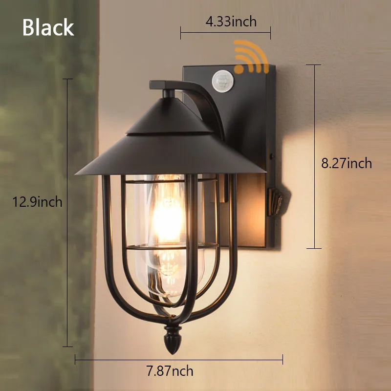 Villa Motion-Sensor Lantern