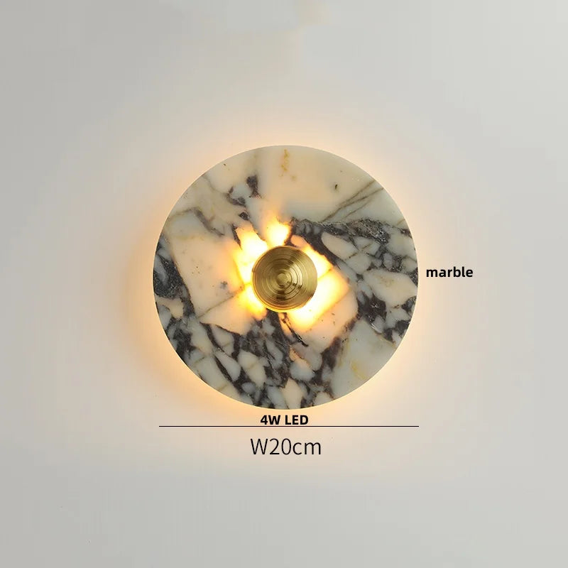Sfera Marble Globe Sconce