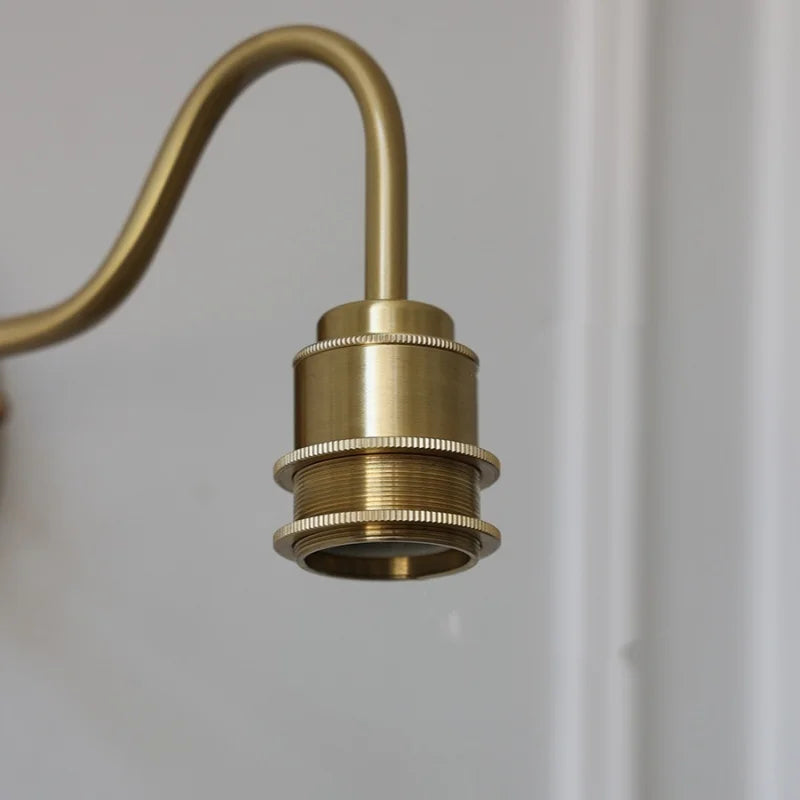 Azure Copper & Glass Sconce