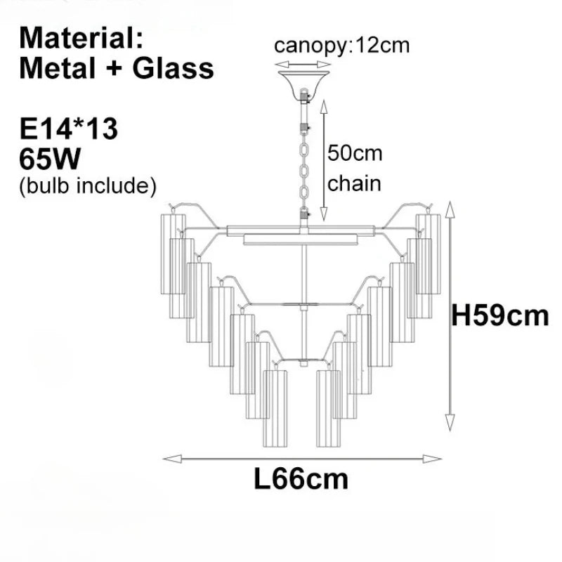Venezia Glass Chandelier