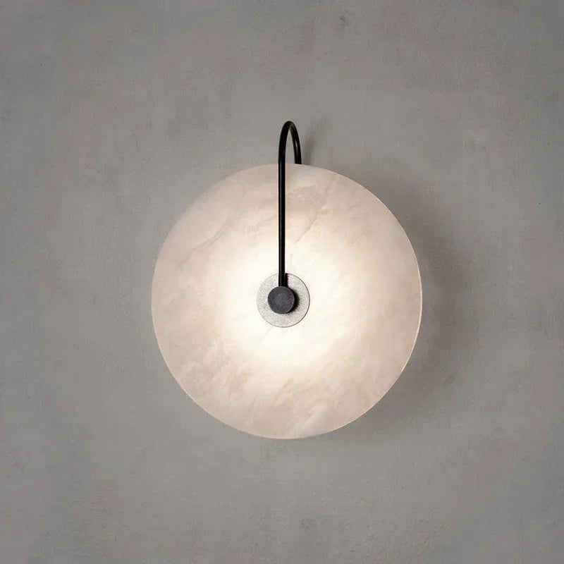 Luna Marble Moon Sconce