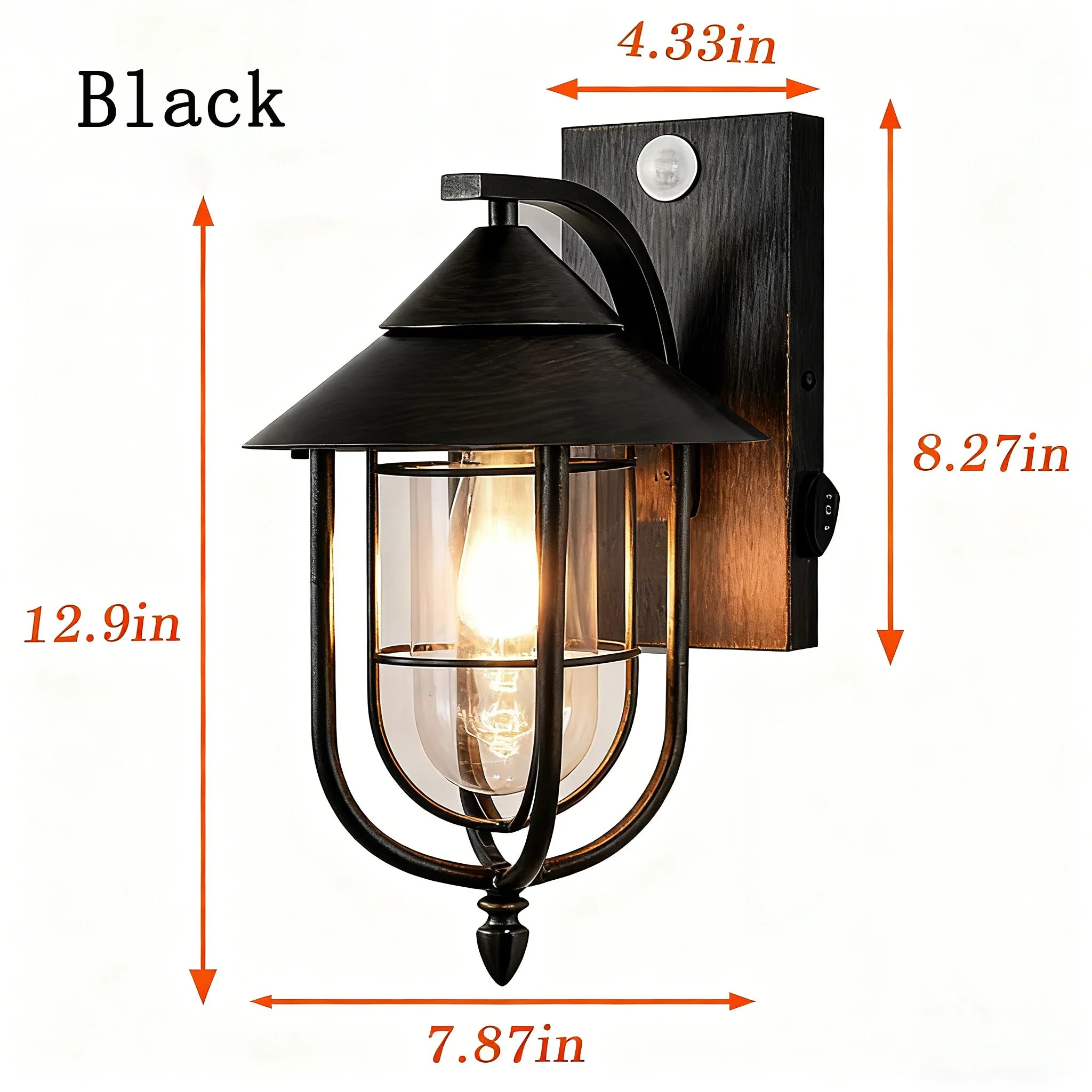 Sentinel Motion-Sensor Wall Light