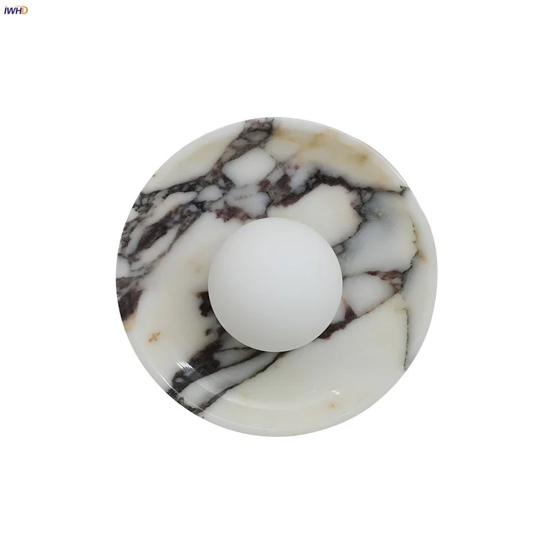 Sfera Marble Globe Sconce