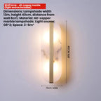 Luxe Natural Marble Sconce