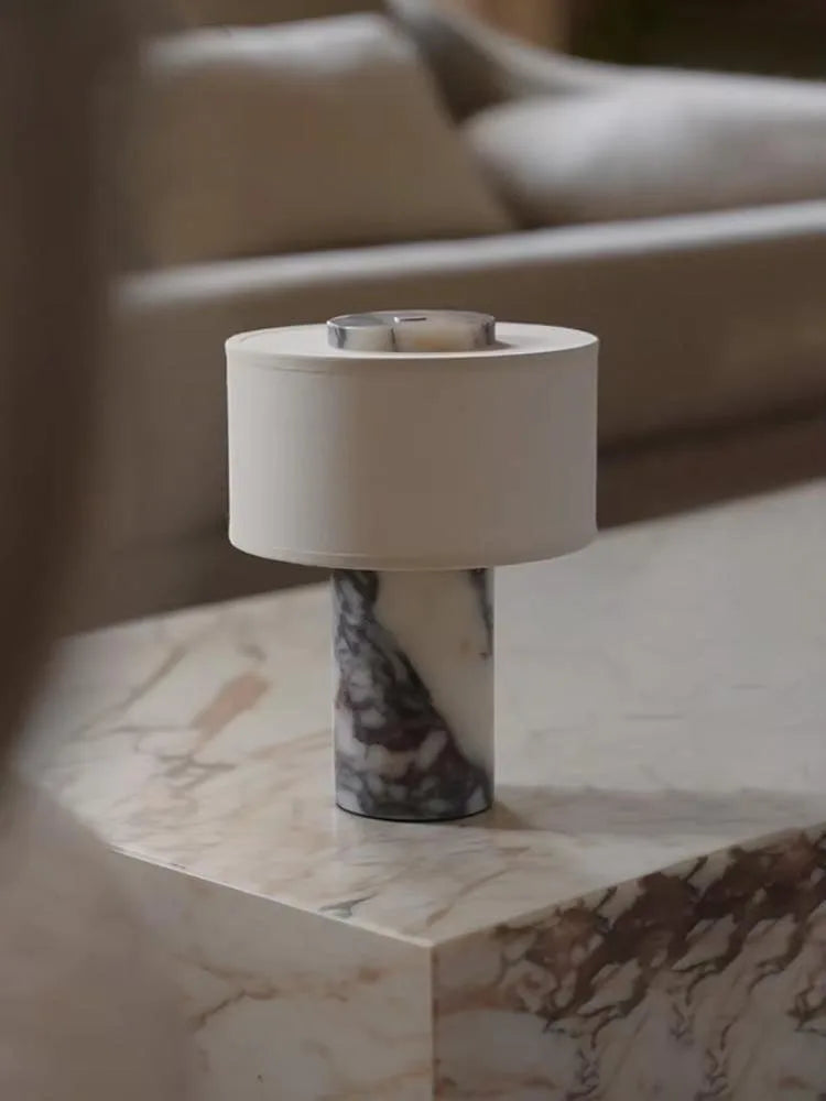 Tactile Marble Table Lamp