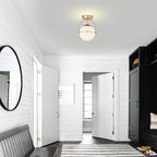 Opal Globe Ceiling Light