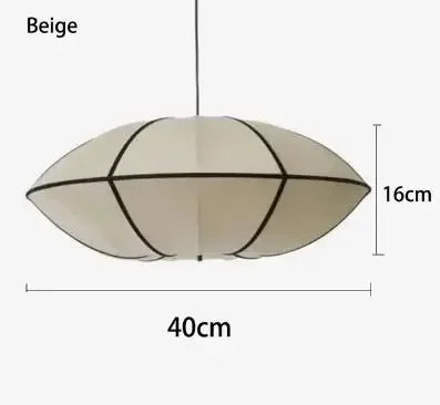 Zen Silk Lantern Pendant