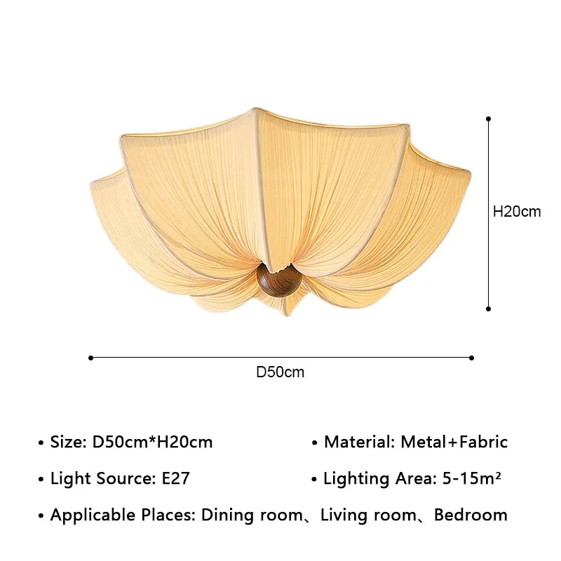 Heritage Fabric Ceiling Light