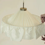 Heritage White Fabric Pendant