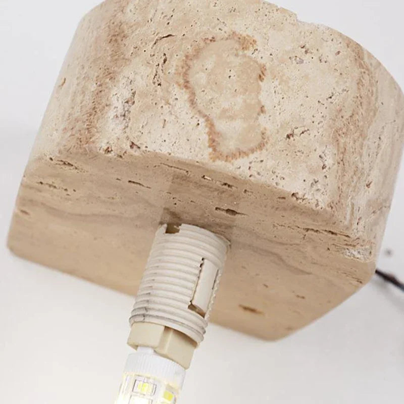 Petite Stone & Glass Sconce