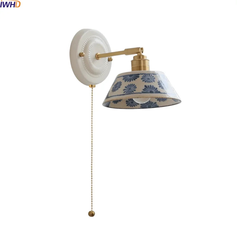 Fleur Ceramic & Brass Sconce