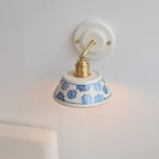 Fleur Ceramic & Brass Sconce