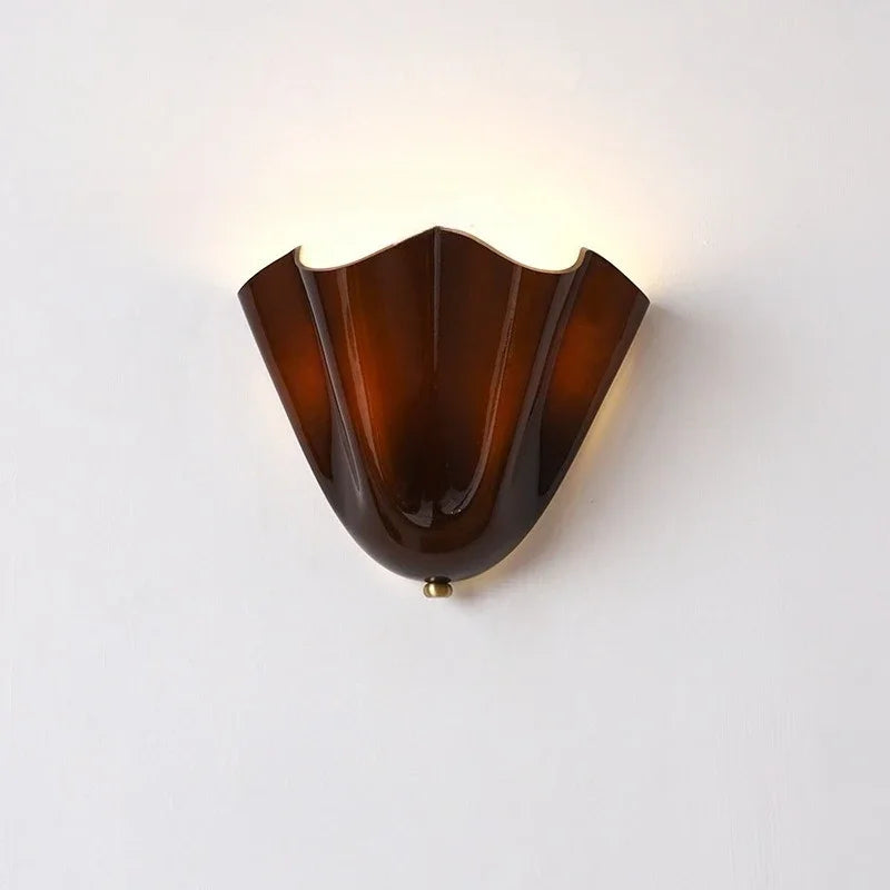 Coquille Glass Wall Sconce