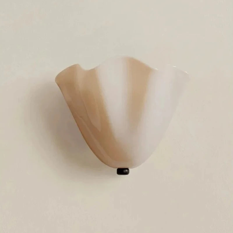 Coquille Glass Wall Sconce