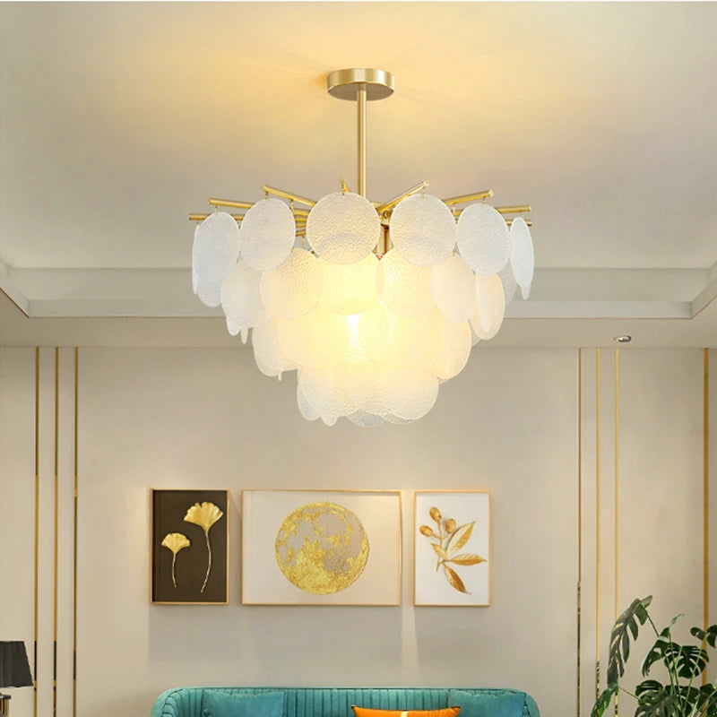 Luxe Glass Branch Chandelier