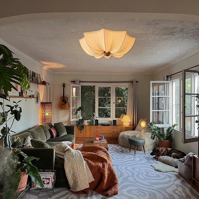 Heritage Fabric Ceiling Light