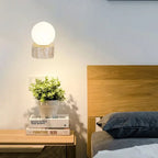 Petite Stone & Glass Sconce