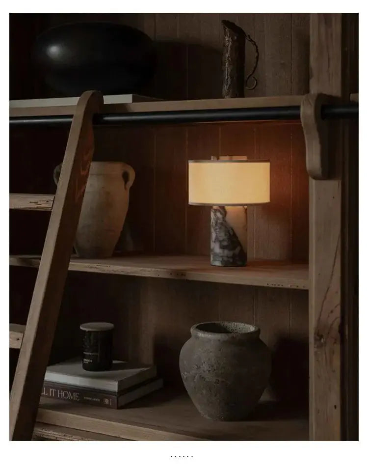 Tactile Marble Table Lamp